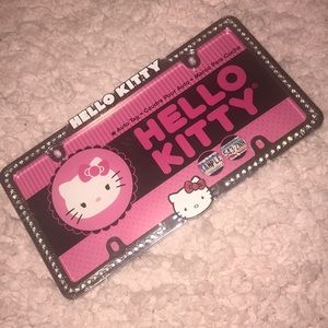 Hello Kitty license plate